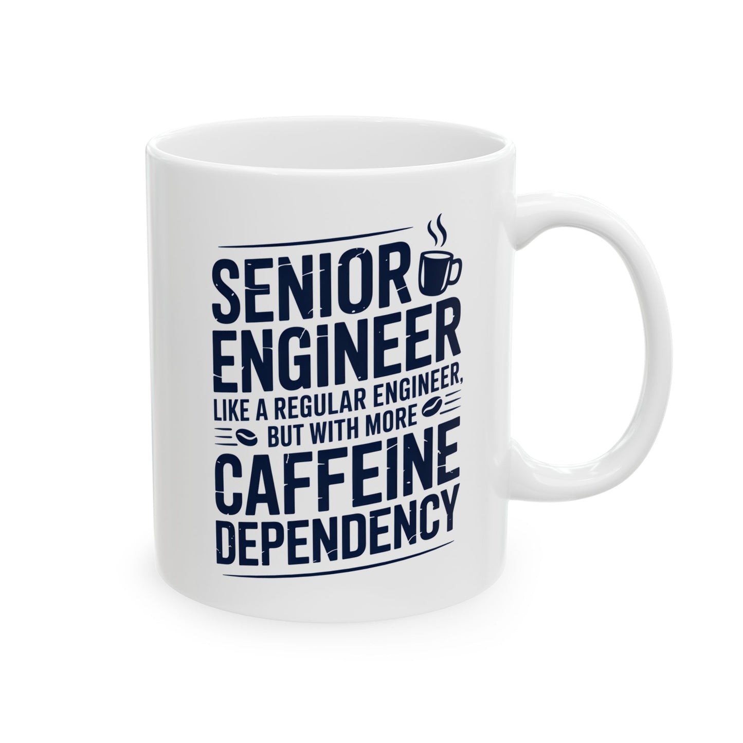 Senior engineer like a regular engineer, but with more caffeine dependency