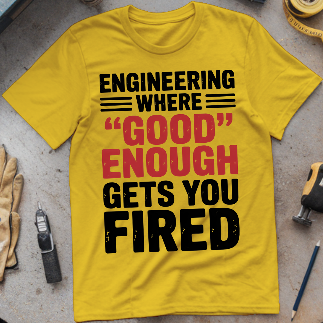 Engineering – Where Good Enough Gets You Fired