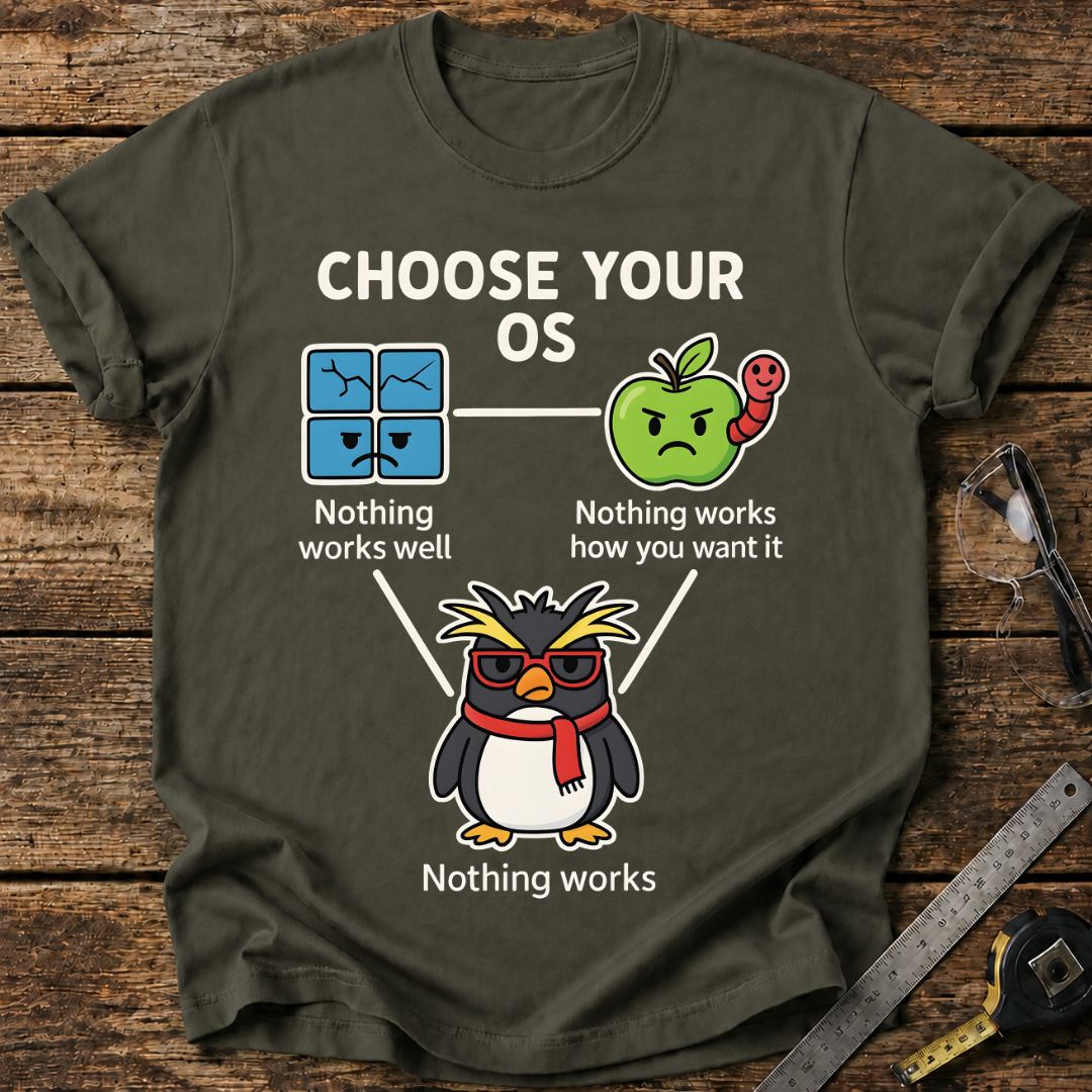 Choose Your Operating System T-shirt