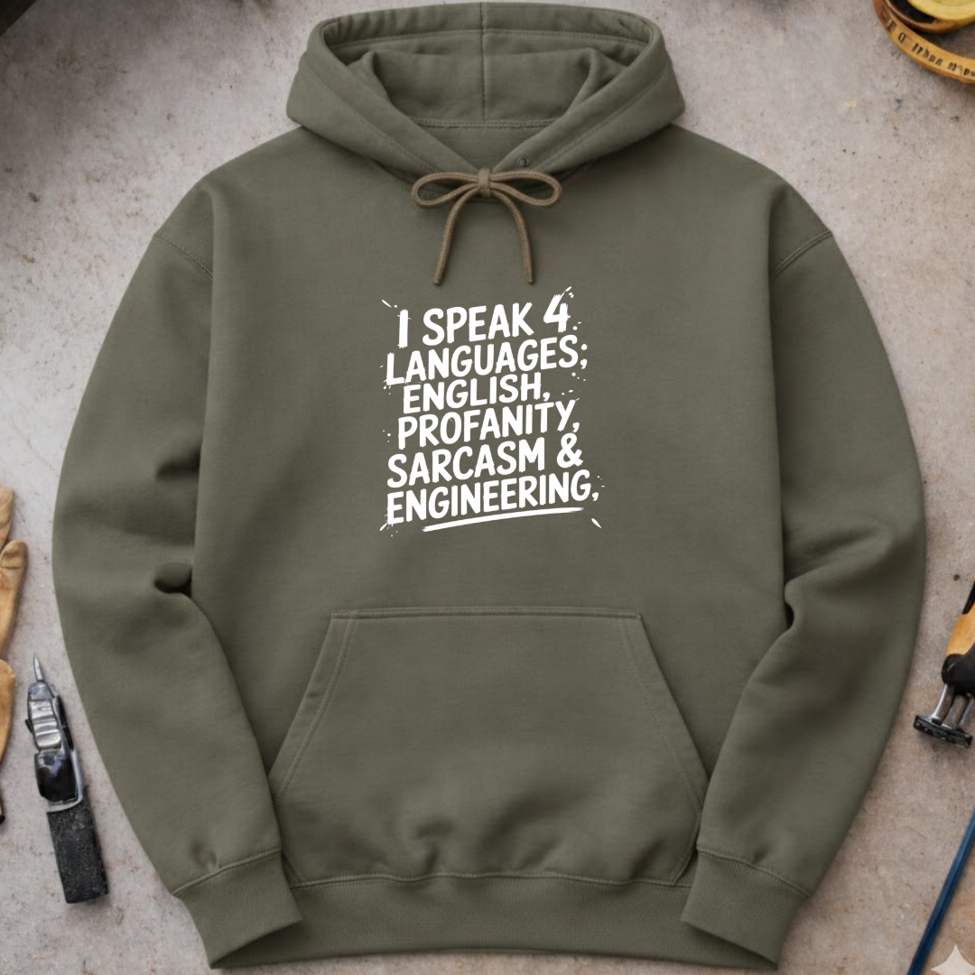 I Speak 4 Languages Hoodie