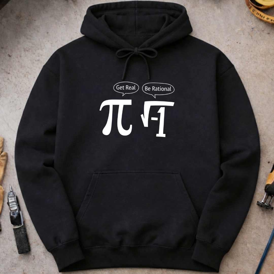 Get Real – Be Rational Hoodie