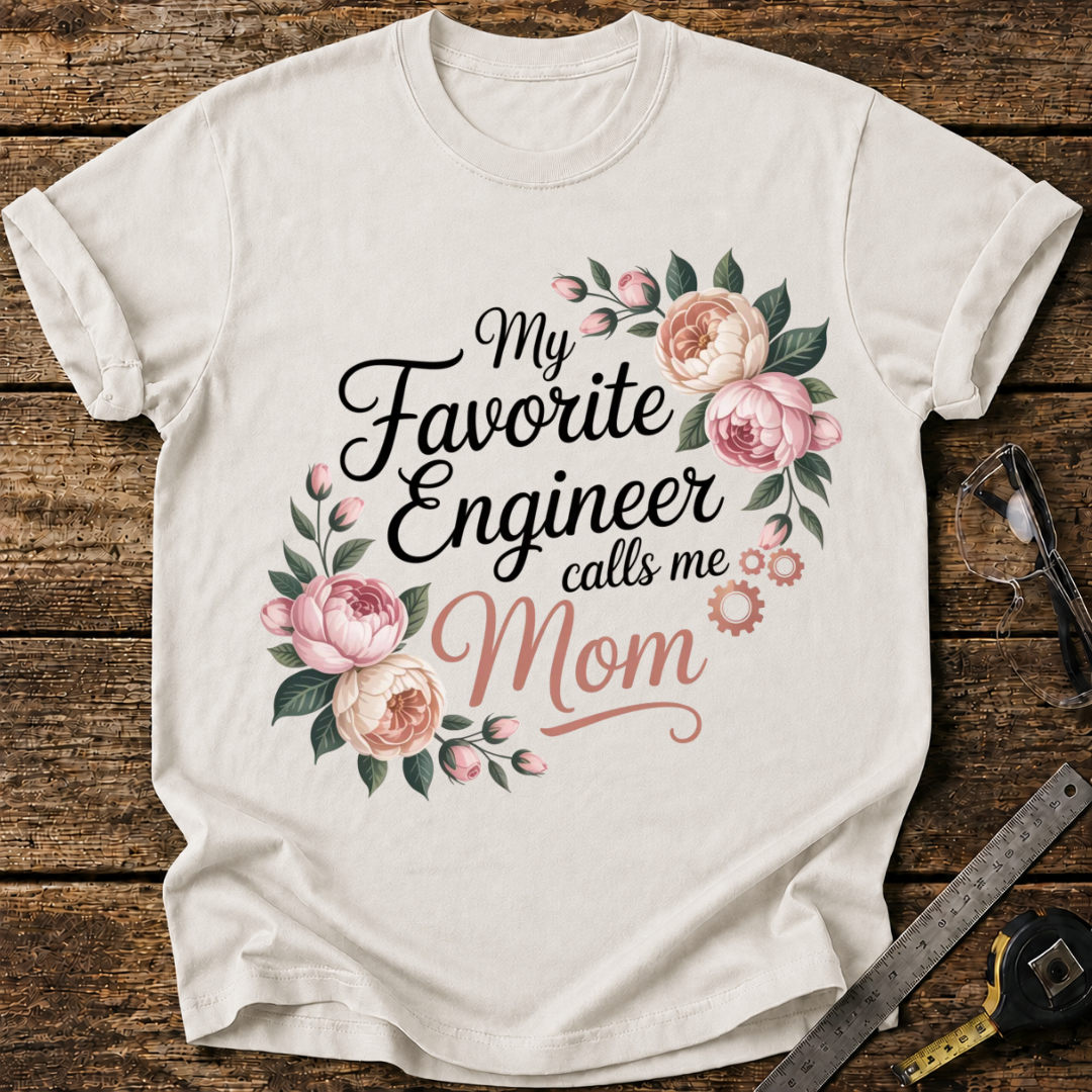 My Favorite Engineer Calls Me Mom T-shirt