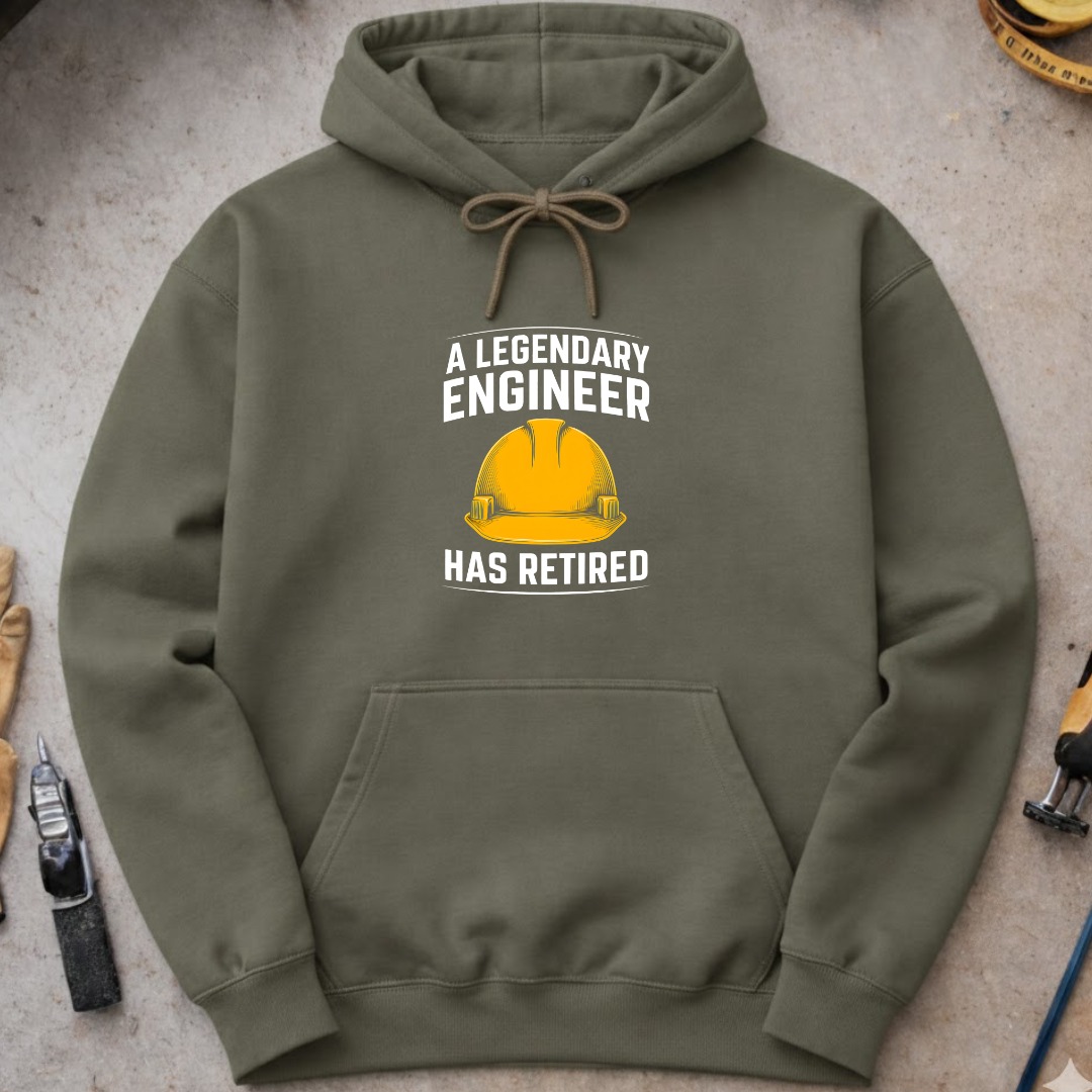 A legendary engineer has retired Hoodie