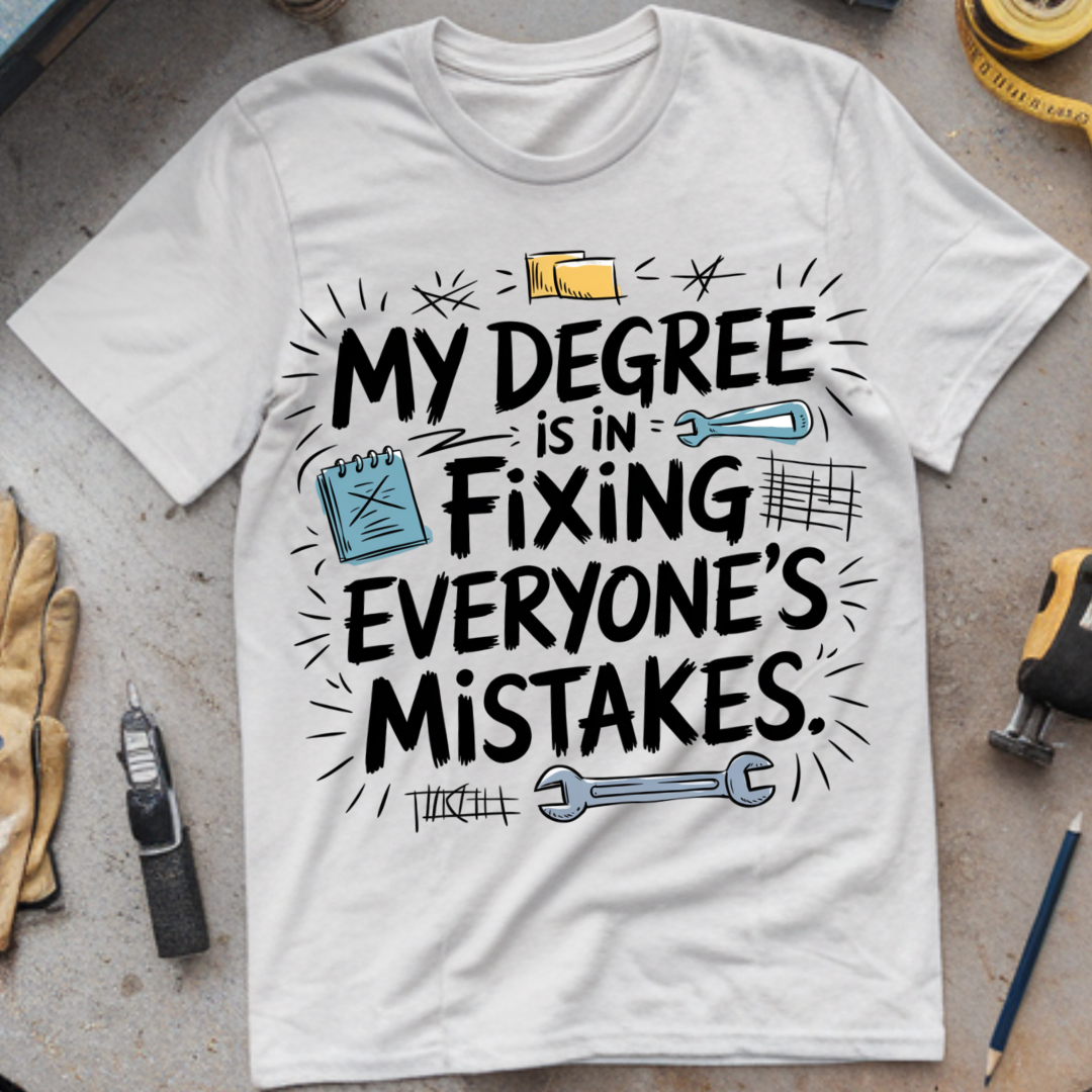 My degree is in fixing everyone's mistakes