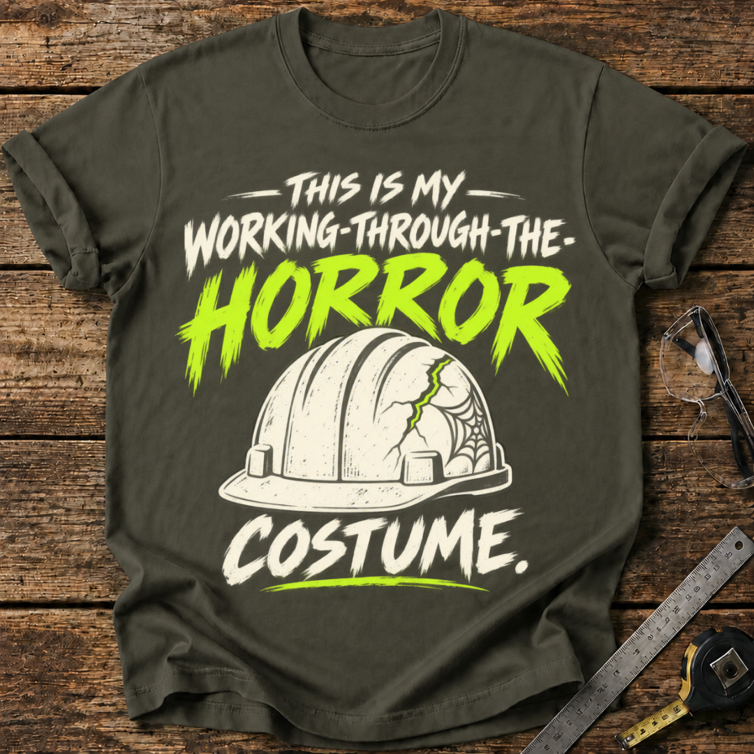 This Is My Working-Through-the-Horror Costume T-shirt