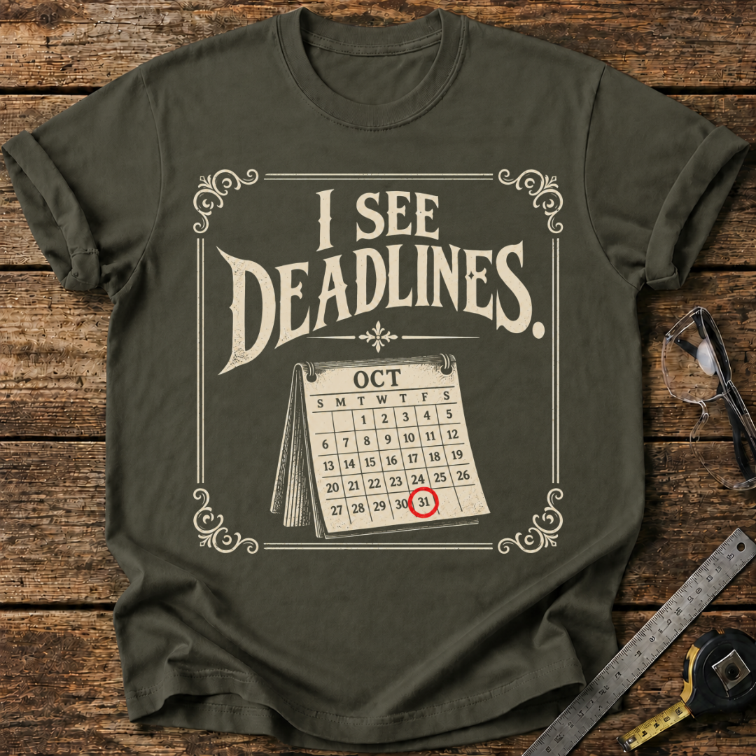 I See Deadlines T-shirt