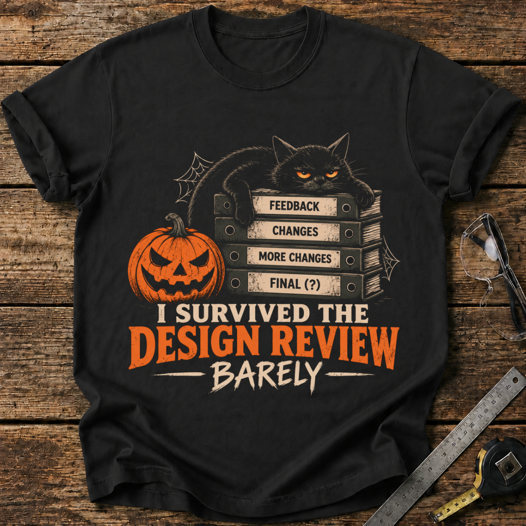 I Survived the Design Review... Barely T-shirt