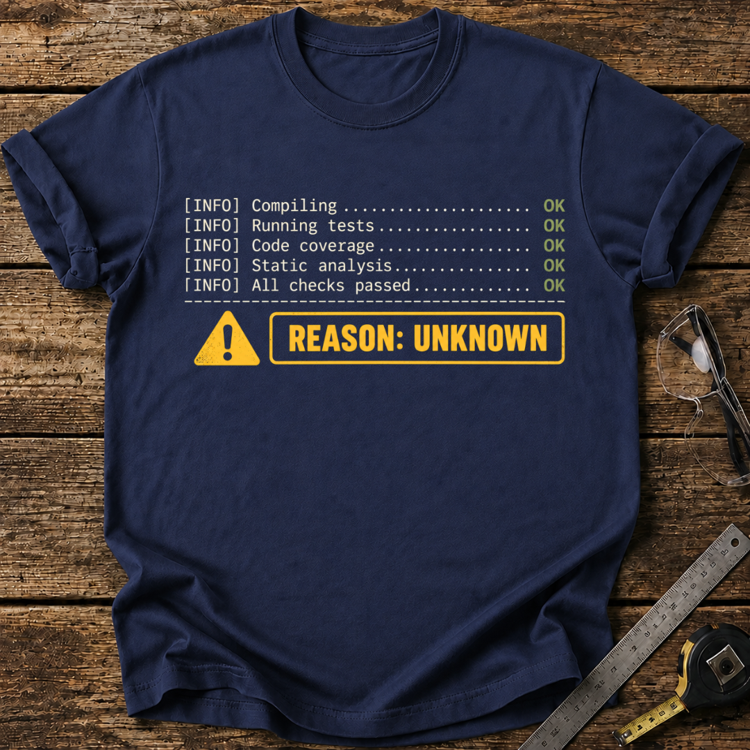 All Checks Passed, Reason: Unknown T-shirt