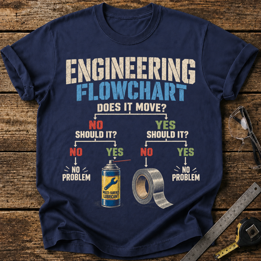 Engineering Flowchart T-shirt