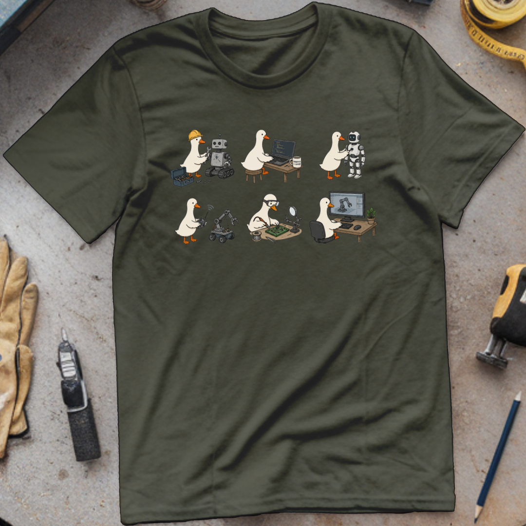 Silly Goose Robotics Engineer T-shirt