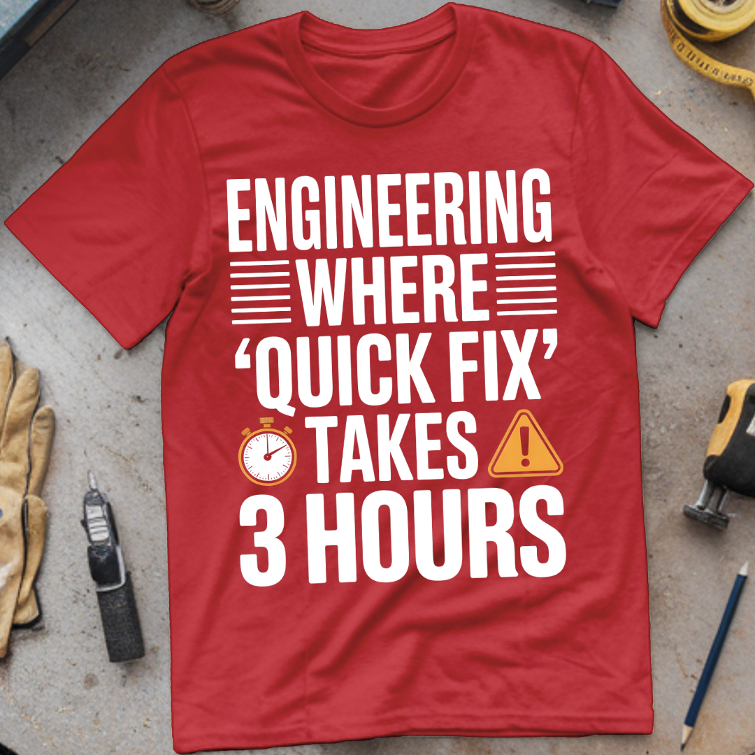 Engineering Where a Quick Fix Takes 3 Hours