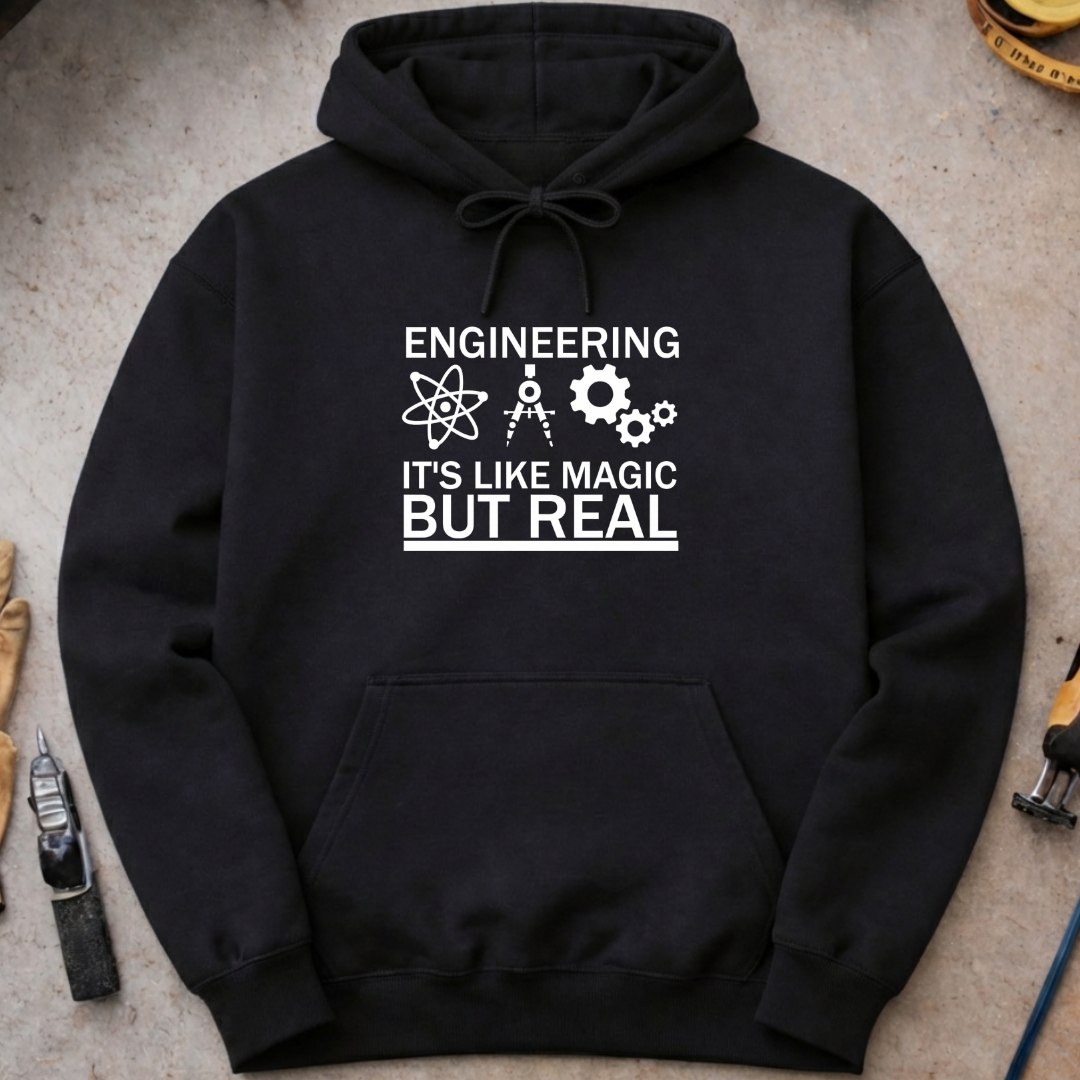 Engineering Isn’t Like Magic Hoodie