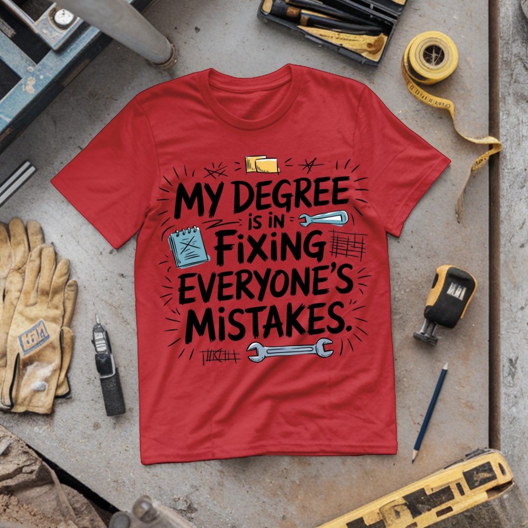 My degree is in fixing everyone's mistakes