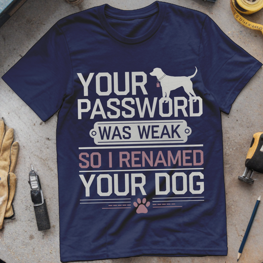 Your Password Was Weak, So I Renamed Your Dog