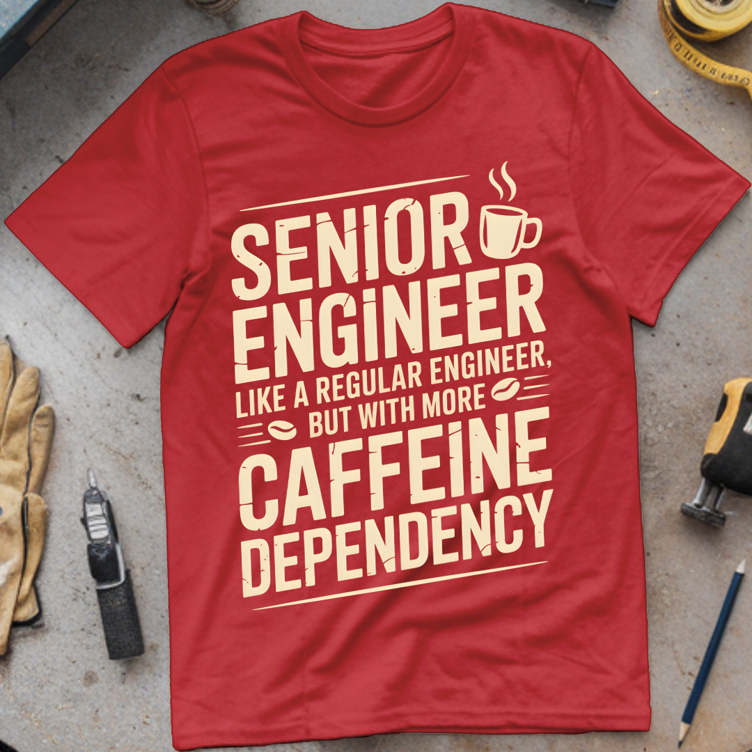 Senior engineer like a regular engineer, but with more caffeine dependency