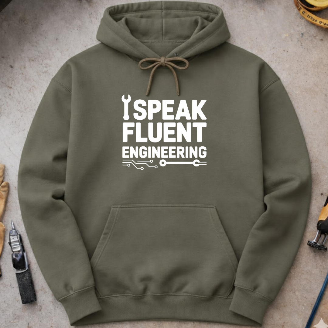 I Speak Fluent Engineering Hoodie