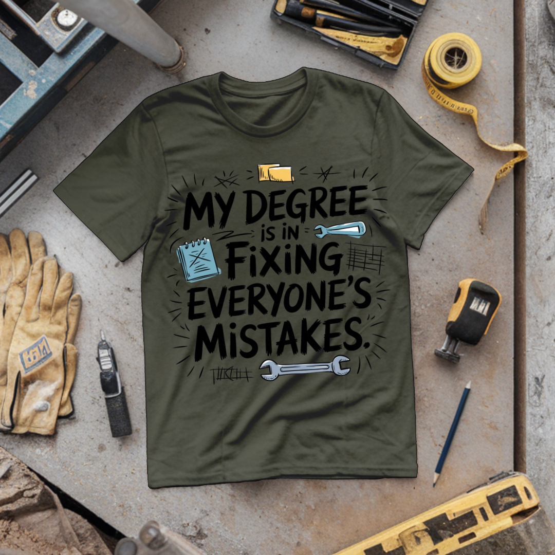 My degree is in fixing everyone's mistakes