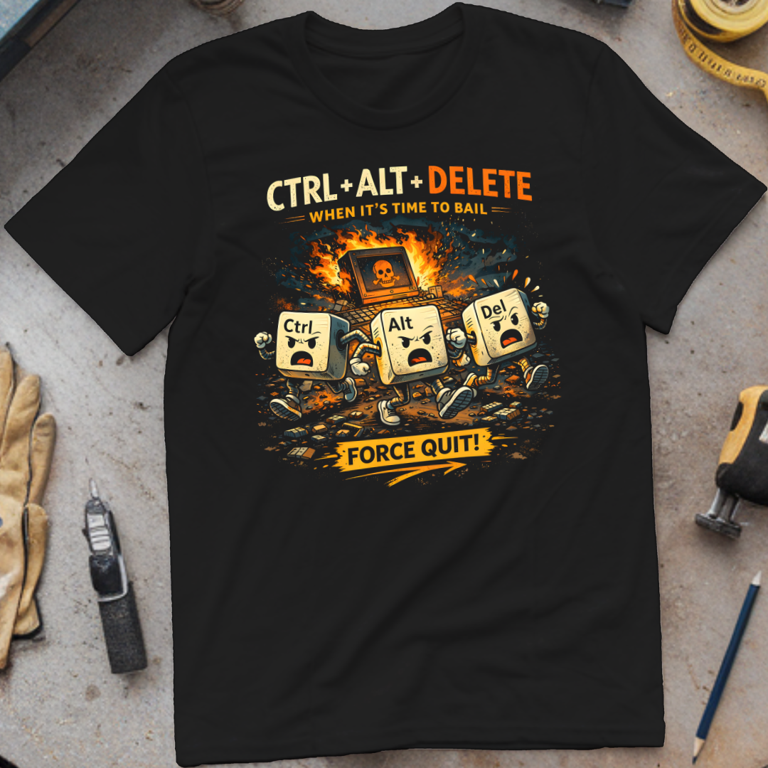 CTRL + ALT + DELETE T-shirt