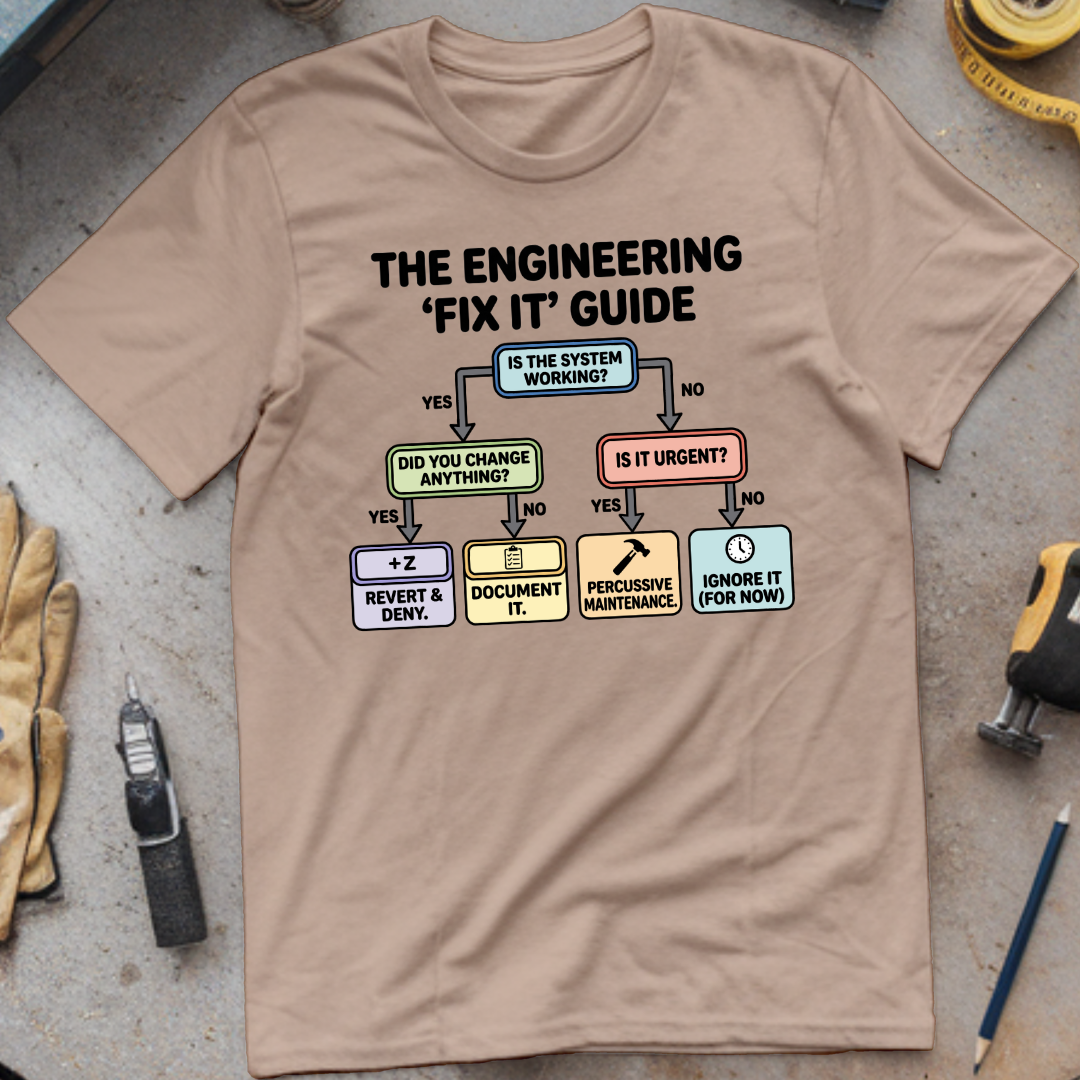 The Engineering “Fix It” Guide T-shirt