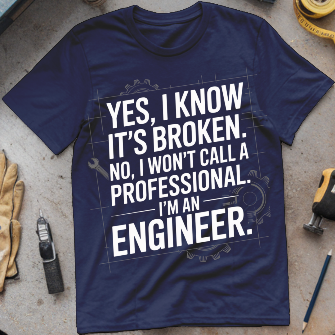 No, I Won’t Call a Professional. I’m an Engineer.
