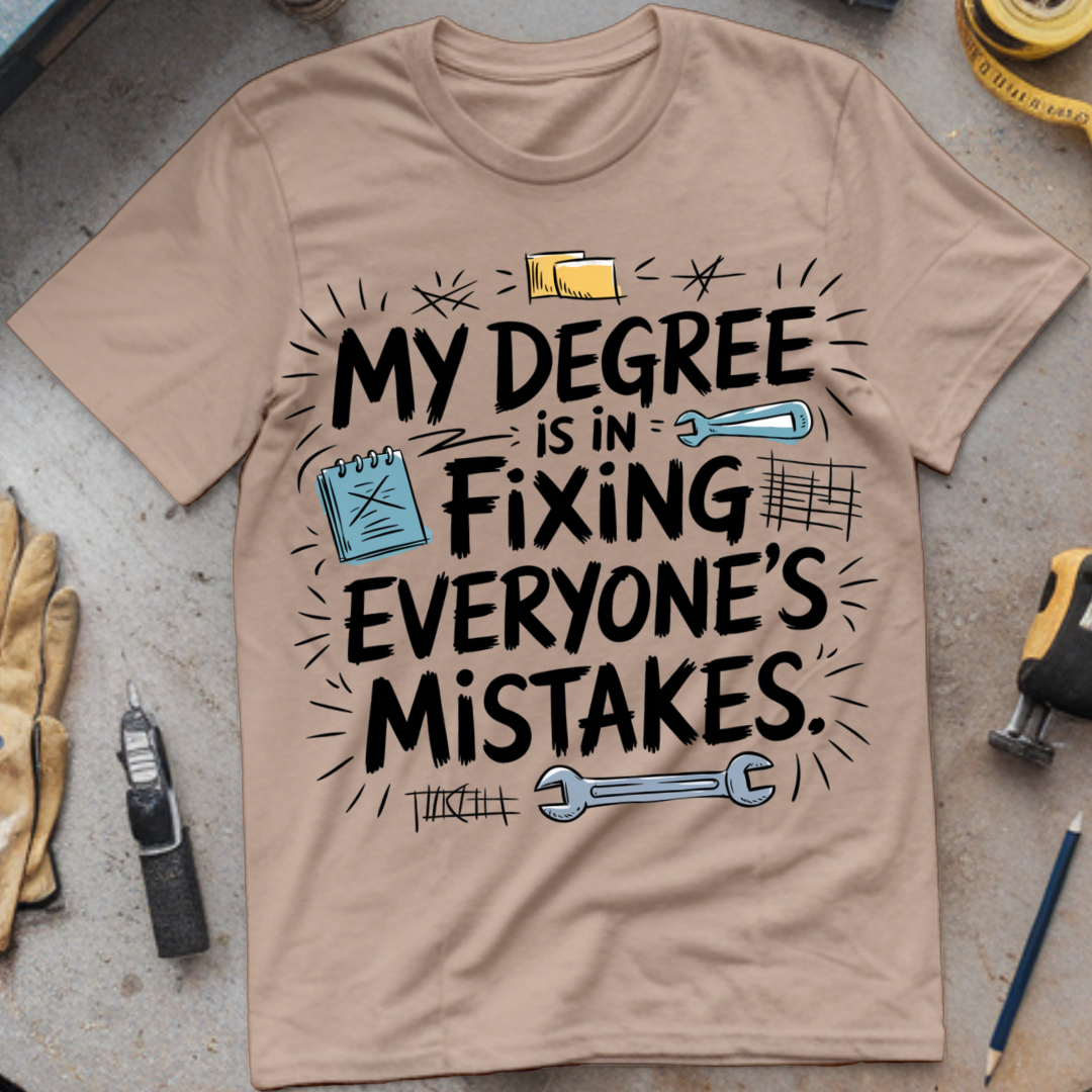 My degree is in fixing everyone's mistakes