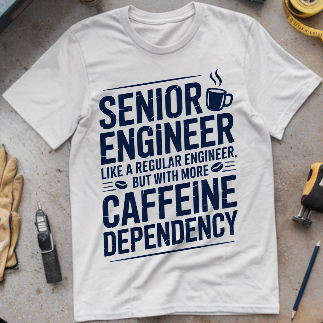 Senior engineer like a regular engineer, but with more caffeine dependency