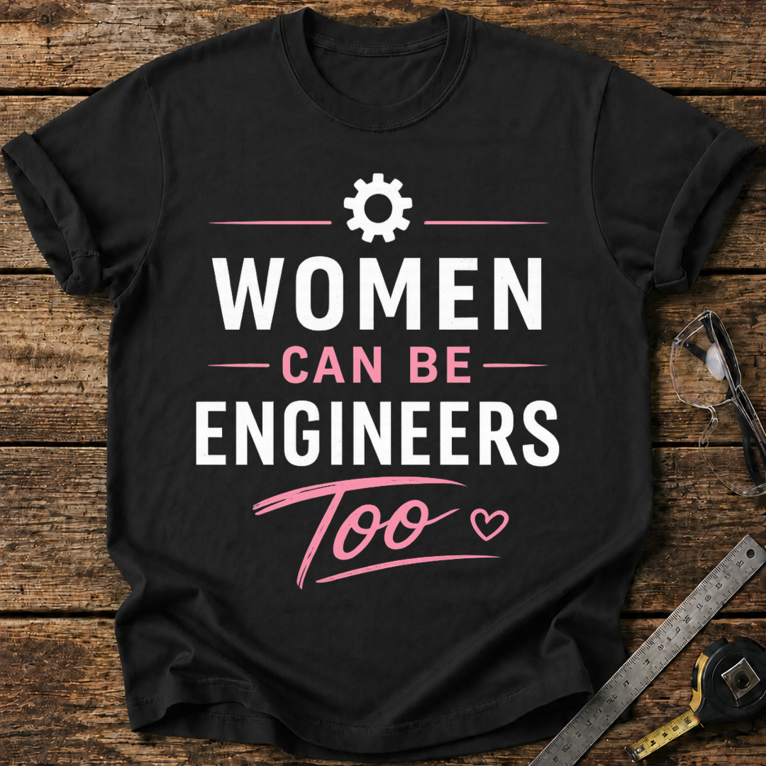 Women Can Be Engineers Too T-shirt