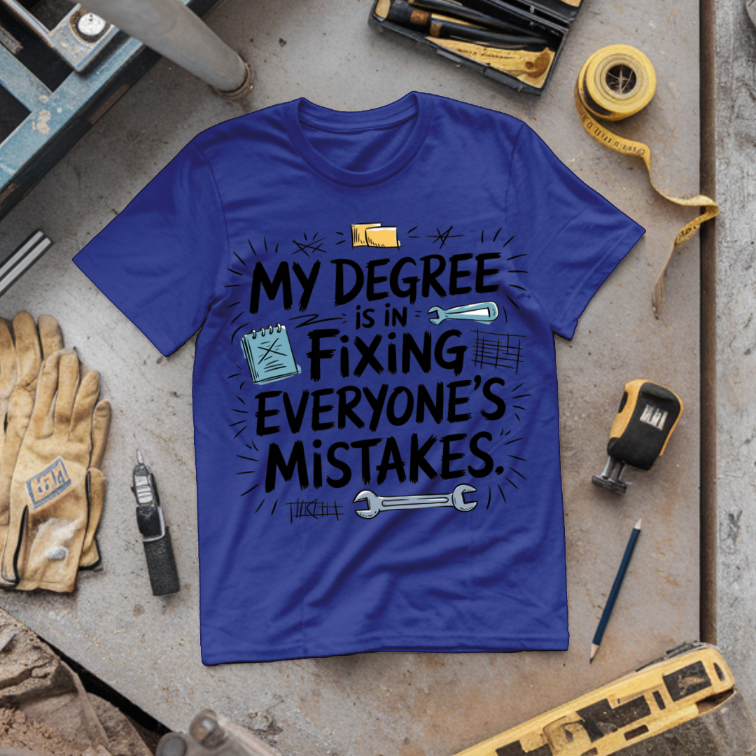 My degree is in fixing everyone's mistakes