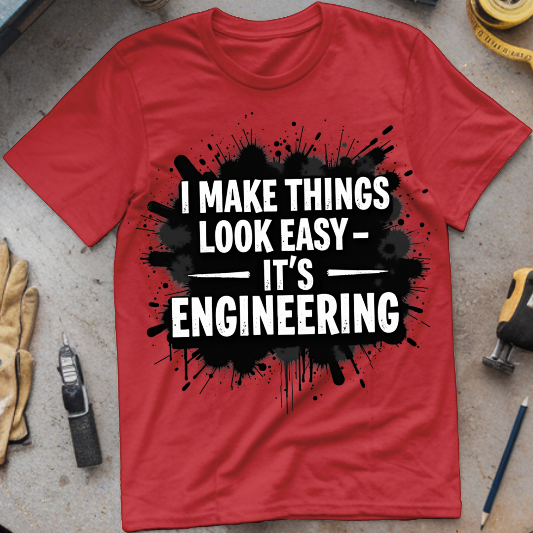 I Make Things Look Easy: It’s Engineering