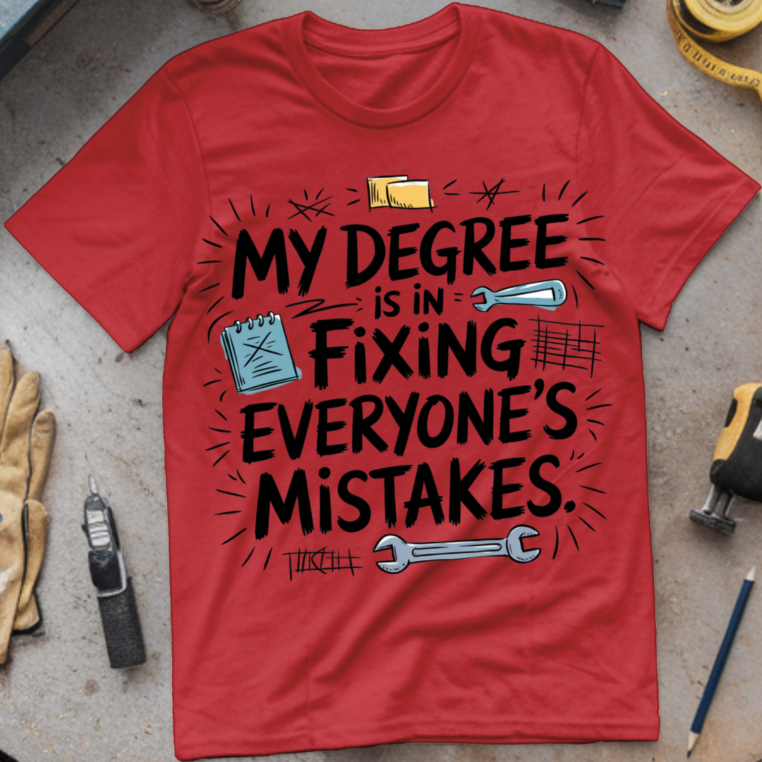 My degree is in fixing everyone's mistakes