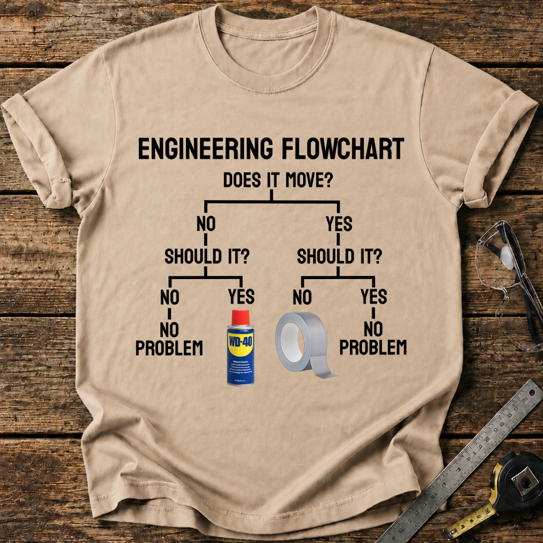 Engineering Flowchart T-shirt