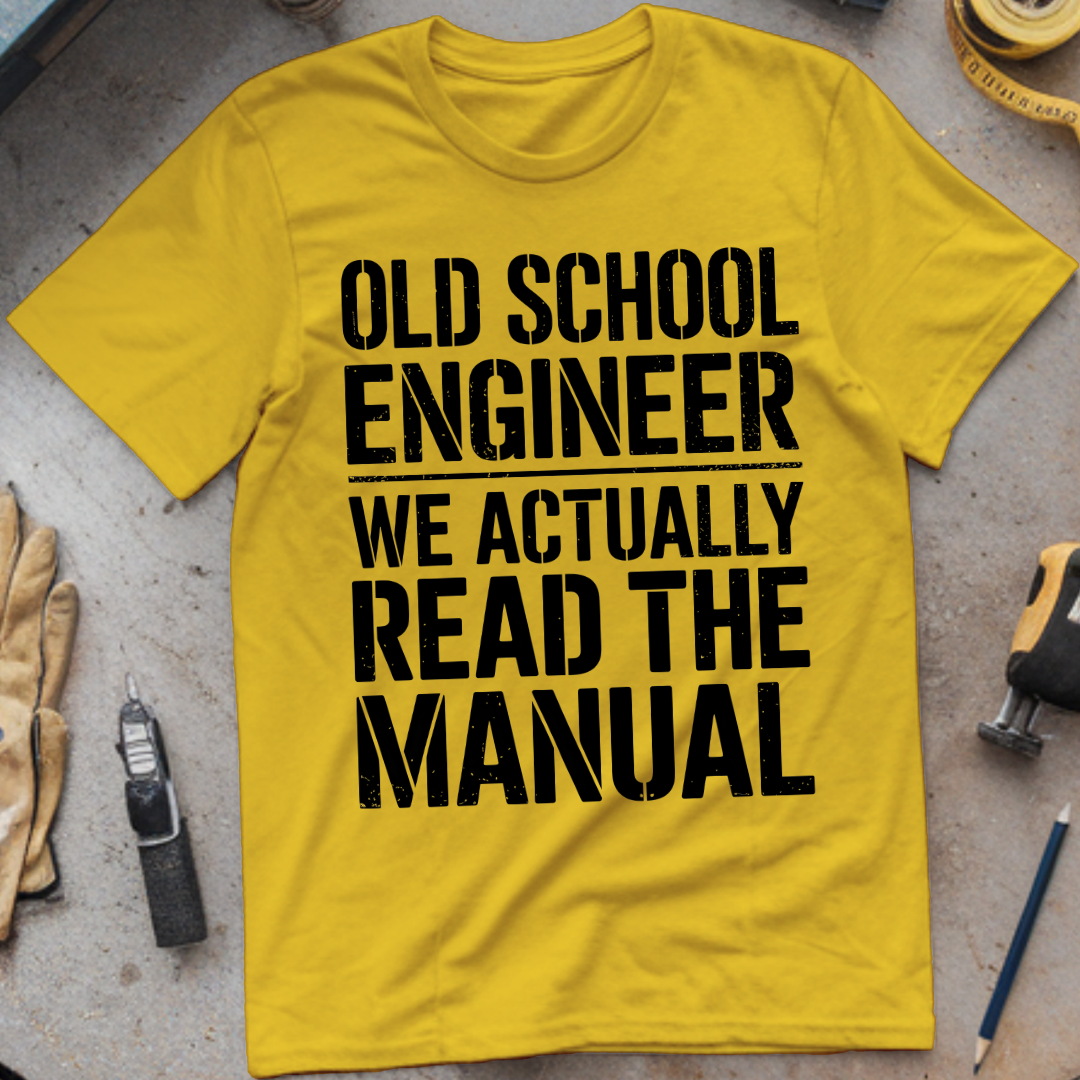 Old School Engineer: We Actually Read the Manual
