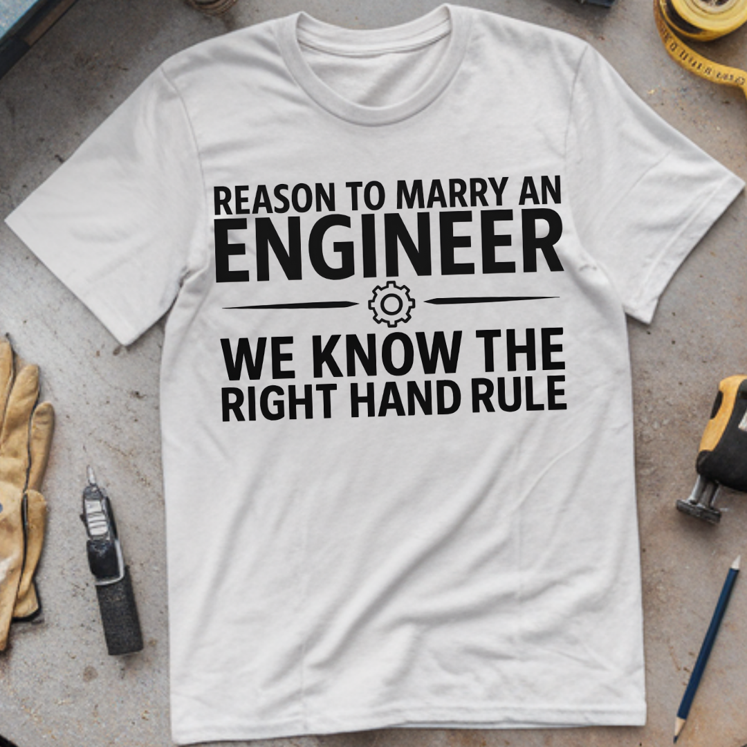 Reason #3 to Marry an Engineer – We Know the Right Hand Rule