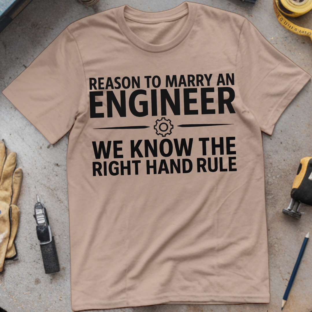 Reason #3 to Marry an Engineer – We Know the Right Hand Rule