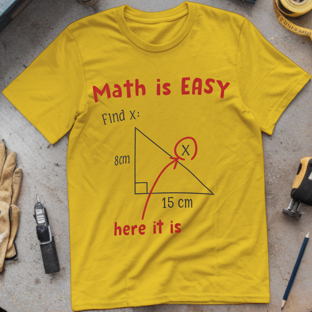 Math Is Easy – Find X, There It Is