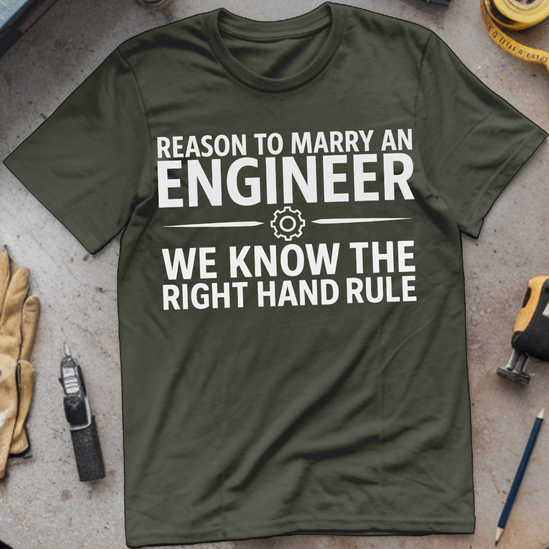 Reason #3 to Marry an Engineer – We Know the Right Hand Rule