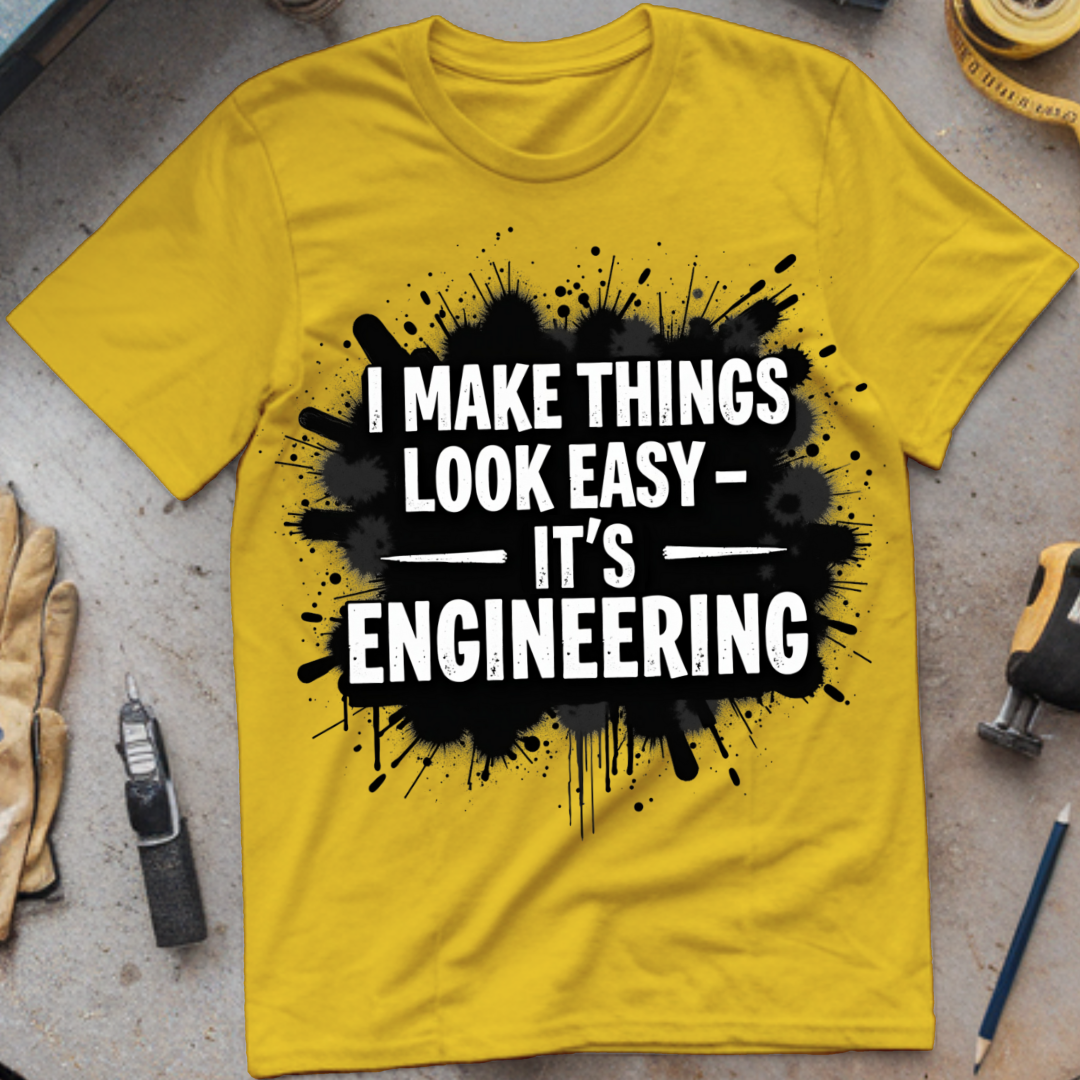 I Make Things Look Easy: It’s Engineering