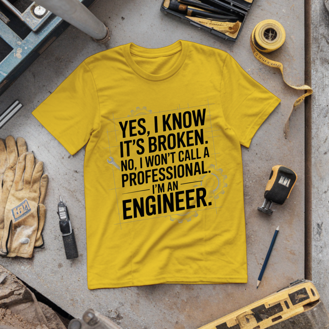 Yes, I Know It’s Broken. No, I Won’t Call a Professional. I’m an Engineer.