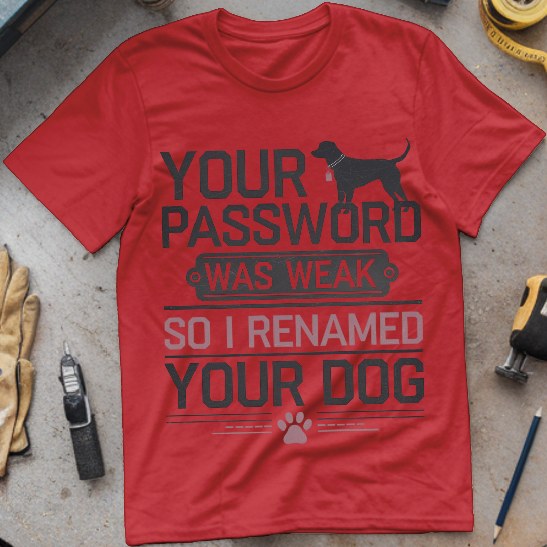 Your Password Was Weak, So I Renamed Your Dog