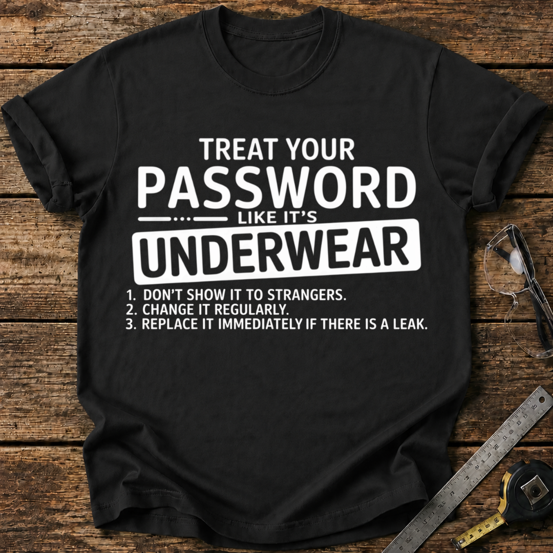 Treat Your Password Like Your Underwear T-shirt