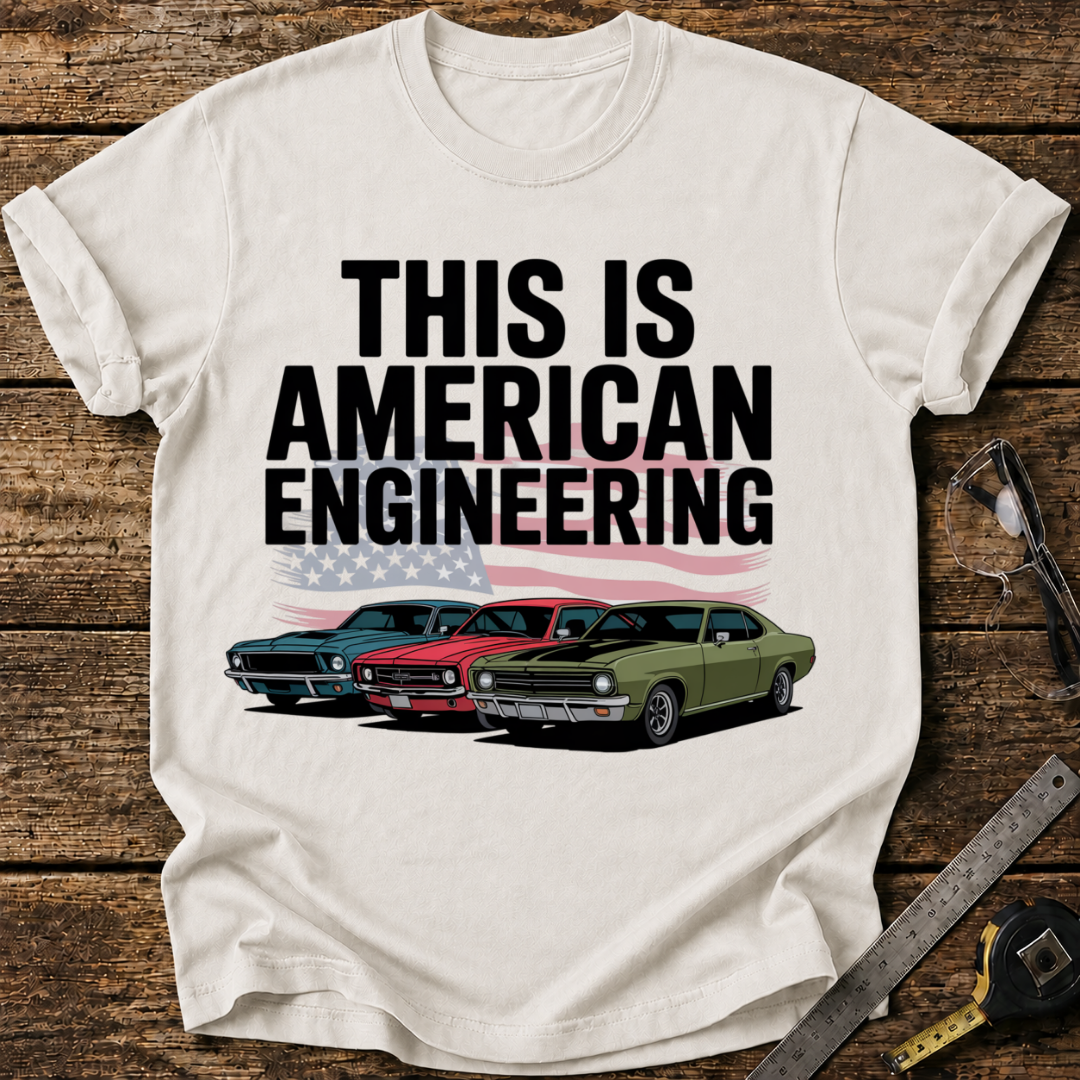 This is American Engineering T-shirt