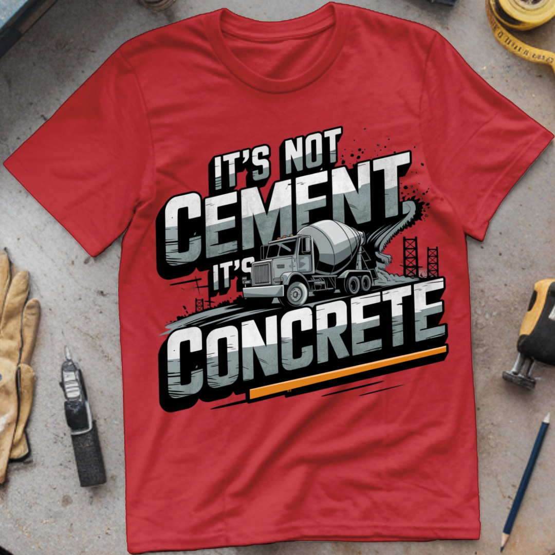 It's Not Cement, It's Concrete