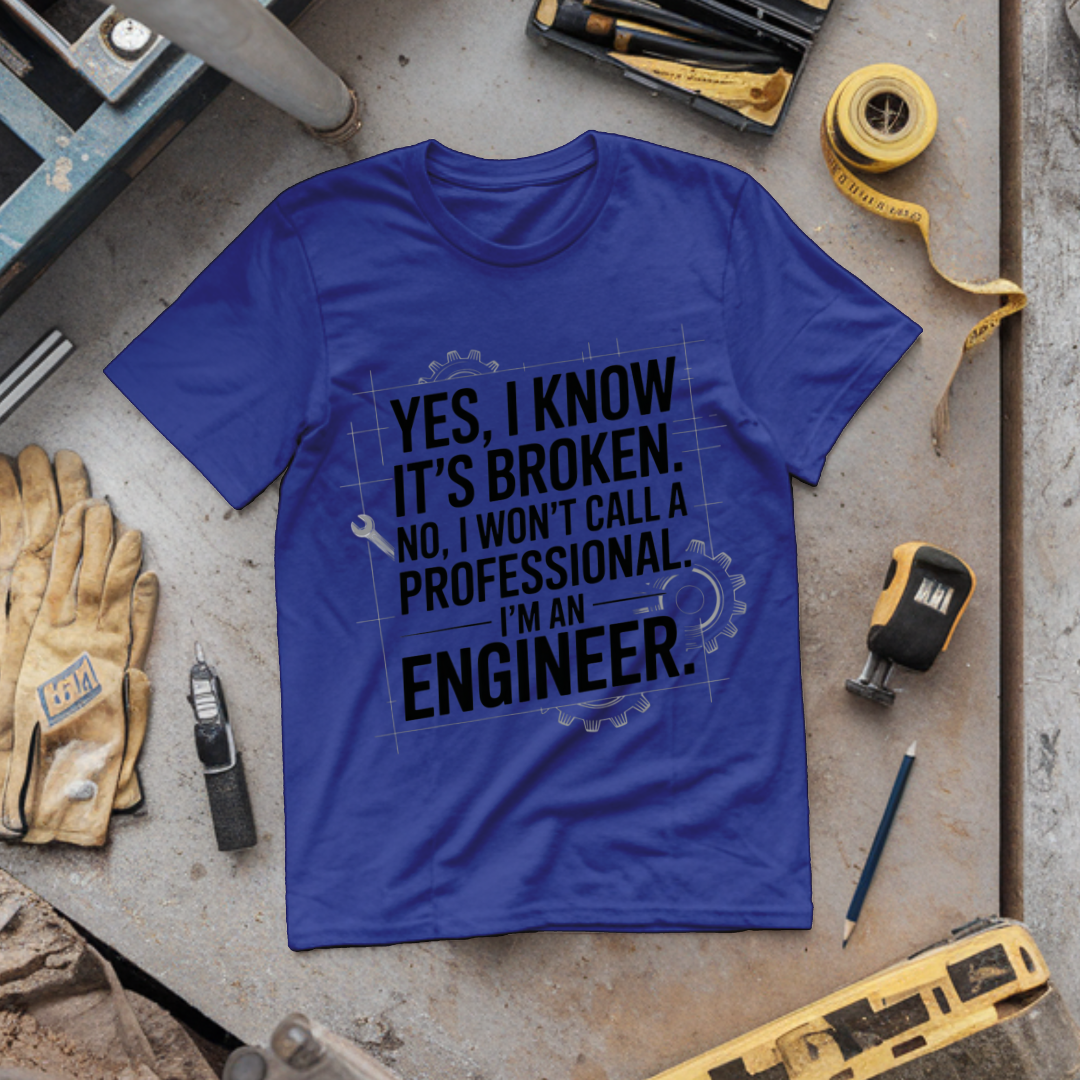Yes, I Know It’s Broken. No, I Won’t Call a Professional. I’m an Engineer.