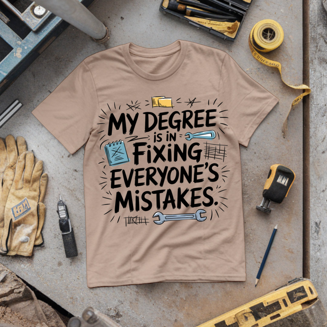 My degree is in fixing everyone's mistakes