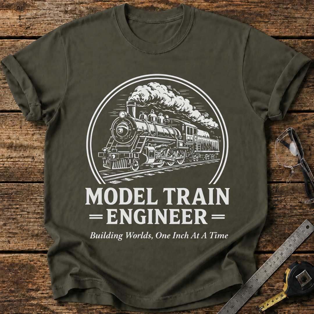 Model Train Engineer T-shirt