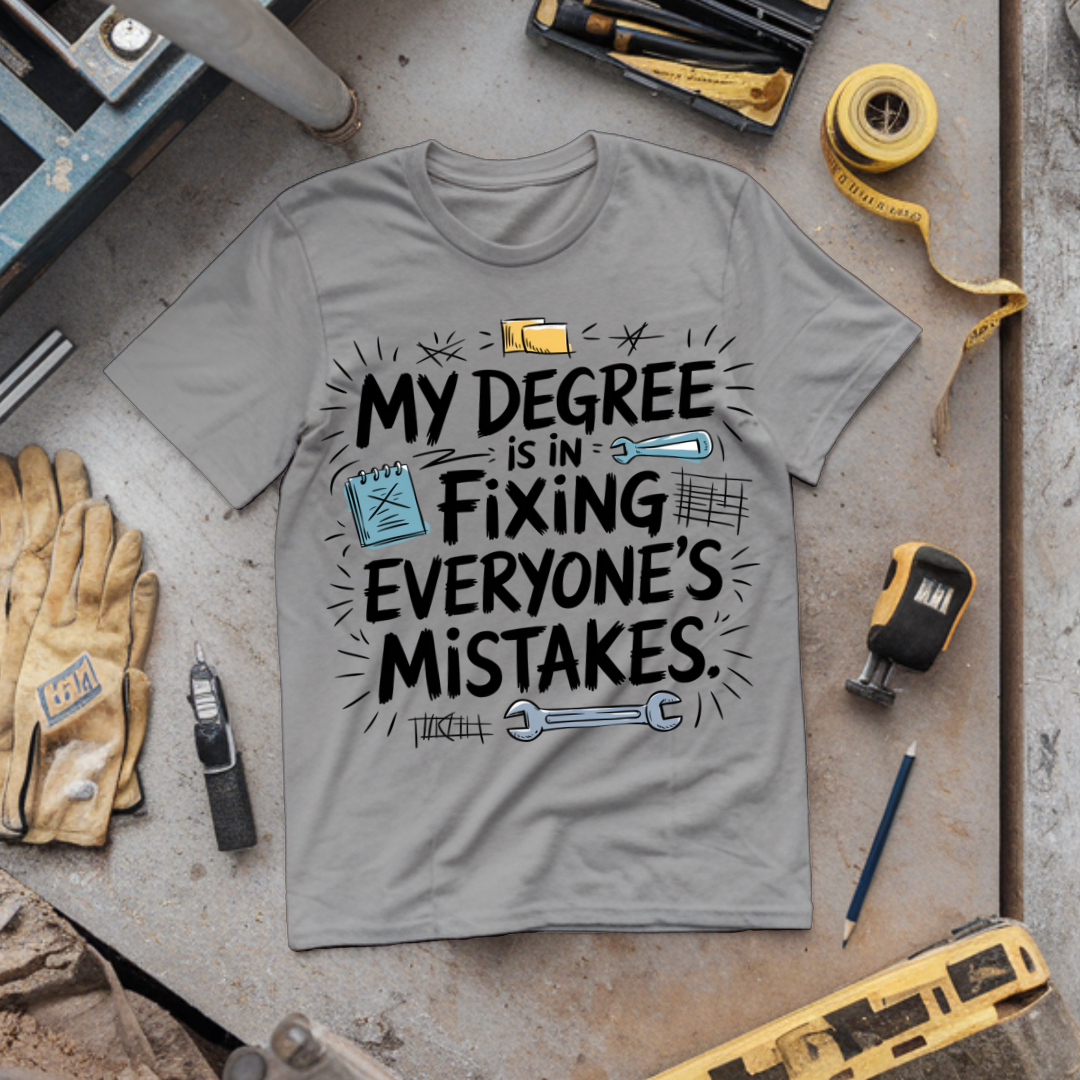 My degree is in fixing everyone's mistakes