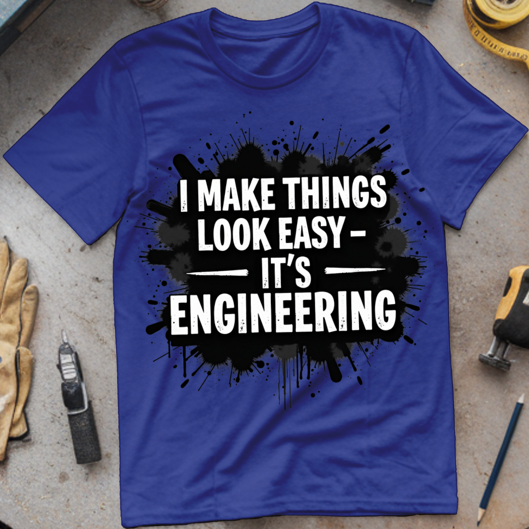 I Make Things Look Easy: It’s Engineering