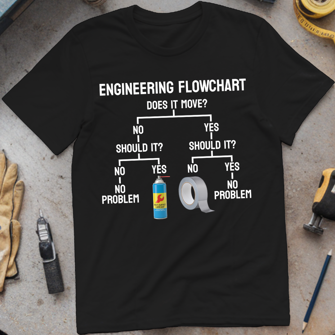 Engineering Flowchart T-shirt