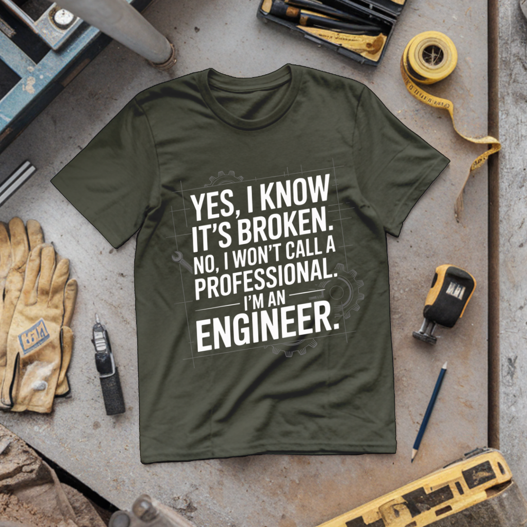Yes, I Know It’s Broken. No, I Won’t Call a Professional. I’m an Engineer.