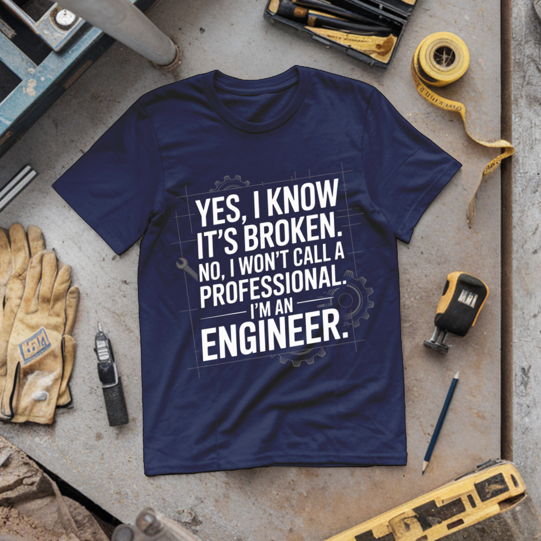 Yes, I Know It’s Broken. No, I Won’t Call a Professional. I’m an Engineer.